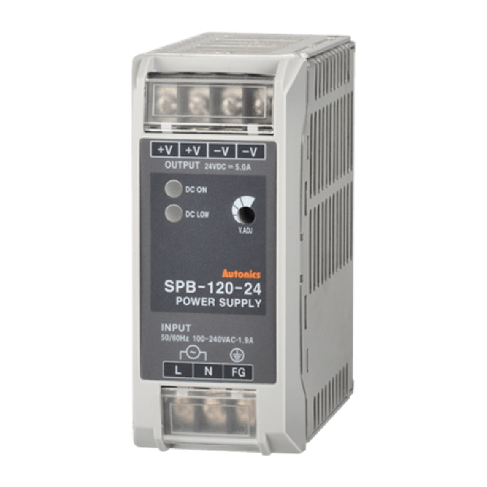 SPBシリーズ DINレール取付型SMPS スイッチングパワーサプライ オートニクス SPB-120-24