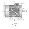 高性能モータ 三相プレミアム誘導電動機_B35 Horizontal-Vertical Type IK ELECTRIC