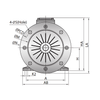 高性能モータ 三相プレミアム誘導電動機_B35 Horizontal-Vertical Type IK ELECTRIC