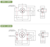 BF シリーズ ボールねじサポートユニット 一般荷重用 支持側 角型 BF12 SUNG-IL